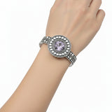 Brazalete Pavonado de Plata con Circonia Blanco
