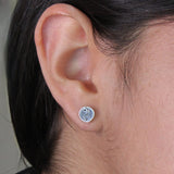 Arete de Yin Yang de Plata