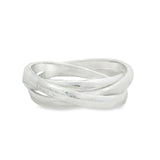 Anillo de Plata Envuelto 3 Aros 12