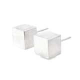 Aretes De Cubo De Plata