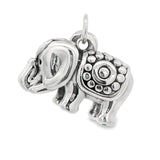 Dije de Elefante de Plata Electroformado