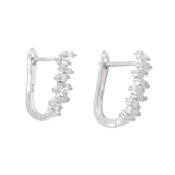 Arracada de Plata Con Circonia