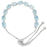 Pulsera Ajustable De Piedra Natural Amatista