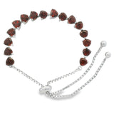 Pulsera de Piedra Natural De Circulo Ajustable Amatista