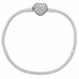 Pulsera para Dijes con Broche de Circonias