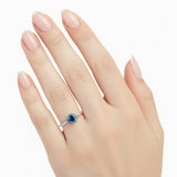 Anillo de Piedra Natural Circulo Rubi / 6