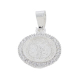 Medalla De San Benito Con Circonia