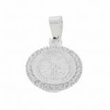 Medalla De San Benito Con Circonia