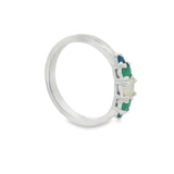 Anillo Esmeralda Con Ópalo Esmeralda Con Ópalo / 6