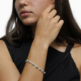 Pulsera Piedra Natural con Circonias de Broche