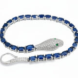 Pulsera Piedra Natural Víbora de Circonias