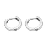 Arracadas De Plata Lisa 1.5CM