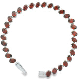 Pulsera de Piedra Natural Ovalos Amatista