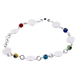 Pulsera Ojo Turco Y Medalla San Benito