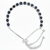 Pulsera De Piedras Preciosas Zafiro