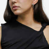 Aretes De Marquesita y Piedras Preciosas De Plata