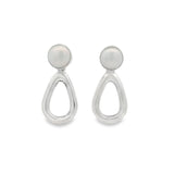 Arete Largo Con Perla