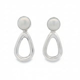 Arete Largo Con Perla