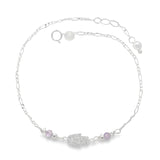 Pulsera con Mano de Fátima de Plata