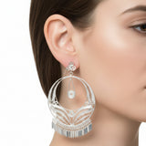 Arete Encanto Circular De Plata