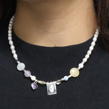 Collar de Perlas con Dije