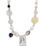 Collar de Perlas con Dije Virgen de Guadalupe
