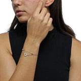 Pulsera Con Herradura Plata Con Circonia
