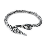 Brazalete OxidadoTejido Con Alas