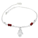 Pulsera con Mano de Fátima de Plata