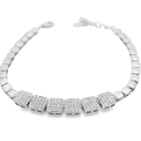 Pulsera Circonia de Cuadros