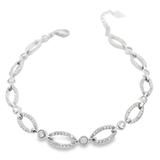 Pulsera Circulos y Ovalos con Circonia