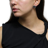 Aretes De Flor Oxidada