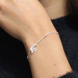 Pulsera con Mariposa de Plata