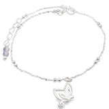 Pulsera con Mariposa de Plata