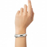 Brazalete De Plata Lisa
