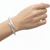 Brazalete Liso De Plata