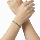 Pulsera Peonía de Esmeralda Esmeralda
