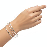 Brazalete De Plata Cuadrado