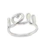 Anillo de Plata Love You 7