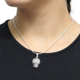 Dije de Calavera de Plata