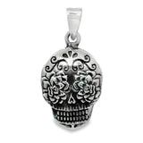 Dije de Calavera de Plata