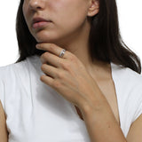 Anillo de Circonia Lazos