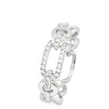 Anillo de Circonia Lazos