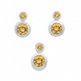 Juego Citrina Piedras Preciosas