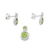 Juego Peridot Piedras Preciosas