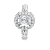 Anillo Solitario de Circonia 6