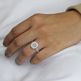 Anillo Solitario de Circonia 6