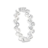 Anillo con Círculos de Circonia ZigZag 5