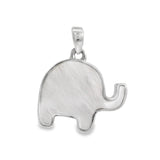 Dije de Plata Elefante con Madre Perla