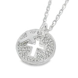 Collar de Circonia con Cruz